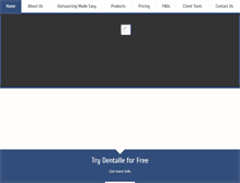 Tablet Screenshot of dentalle.com